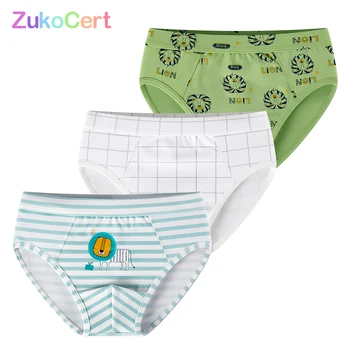

3 Pcs/lot Kids Briefs For Boys Panties Soft Children Cartoon Boys Underwear Boxer Pattern Teenager Shorts For 4-12Years Old