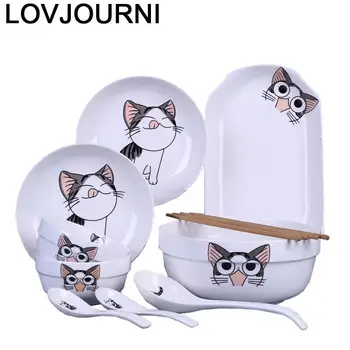 

Dondurma Kasesi Utensil Crockery Porcelain Plate Ramen Noodles Tableware Set Vajilla Ceramica Soup Dinnerware Ceramic Bowl
