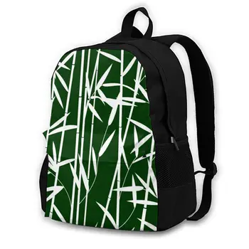 

Men WomenBamboo Leaves Backpack College Students High Middle School Bags For Laptop Travel Backpacks