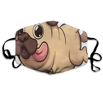 

Face Mask Pug Customized Cycling Half Face Earloop Face Mask For Men