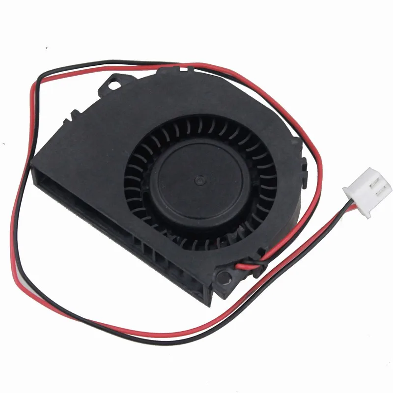 Gdstime Peças Ventilador de Ventilador Refrigerador 12v 50 mm Turbo Turbina 50x10 mm 5010 Rolamento Esferas para Impressora 3d Ventilador de Refrigeração Ventiladores e resfriadores - Imagem 4