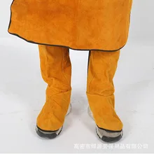 Cattlehide кожаные ботинки с высоким голенищем; сварочные ботинки с защитой от огня; обувь для ног; защитная Рабочая обувь