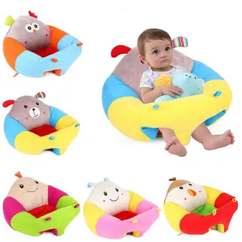 

Baby Sofa Support Seat Cover Plush Chair Learning To Sit Comfortable Toddler Without Filler Cradle Sofa Chair Plush Toy