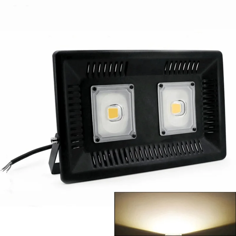 100W LED Flood Light Outdoor 6000K Outside Lights 8000lm Super Bright Security Lights IP66 Waterproof Floodlights Security Light