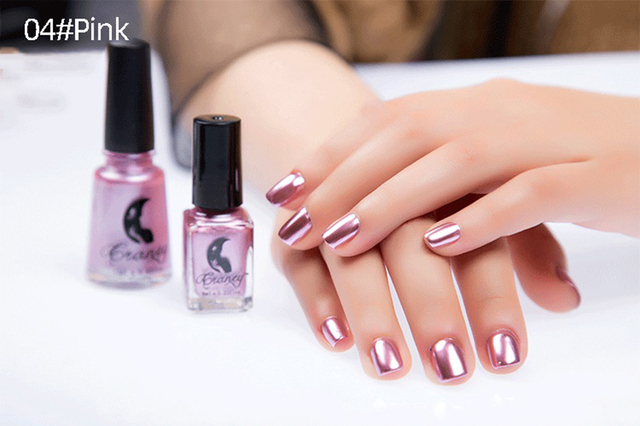 14 Colors Mirror nail Sexy Metallics Nail Polish Soak Off Nail Art For Women Girl beauty Makeup Tool Semi Permanent Varnish