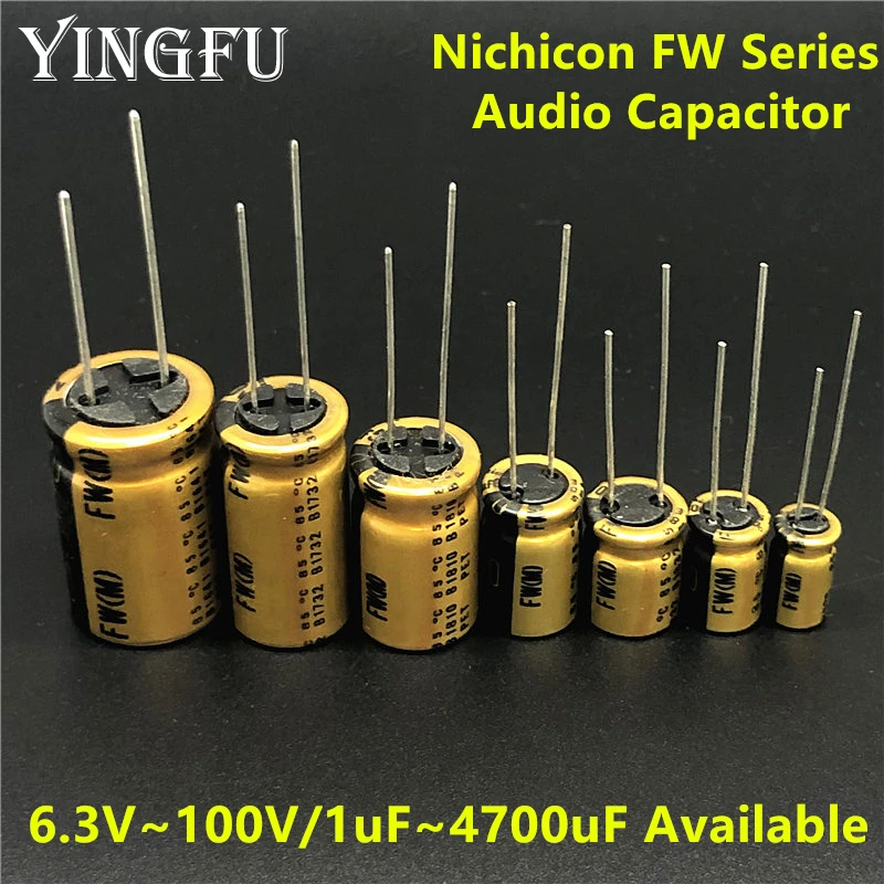 NICHICON FW серия 6,3 V ~ 100V/1uF ~ 4700 мкФ доступный HIFI аудио конденсатор для аудио оборудования|Конденсаторы|   | АлиЭкспресс