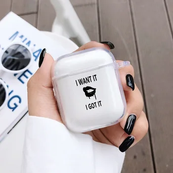 

Fashion 7 Ring Ariana Grande Cute Print Earphone Case for Airpods 1 2 Cover for AirPods Soft TPU Protective Cover