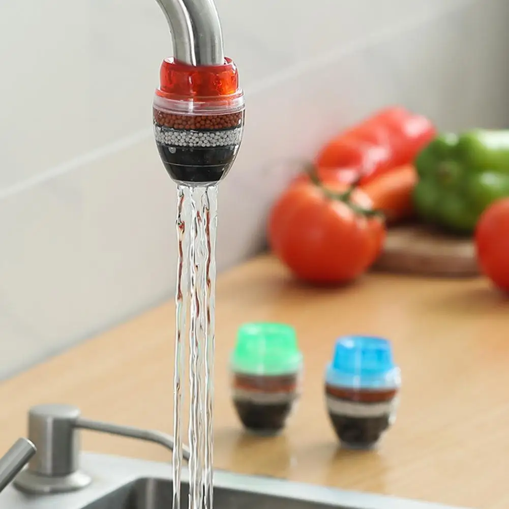 5-Stage Faucet Water Filter Purifier Leak-proof Stone Water Saving Tap Filter Kitchen Faucet Accessory