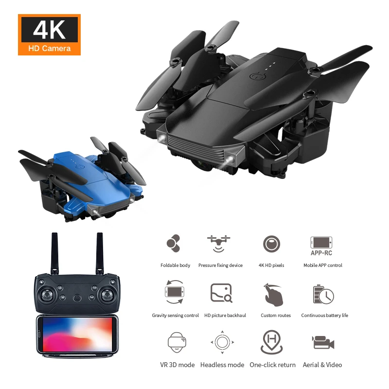 Upgrade E200 WIFI FPV с истинным 720P/1080P широкоугольная HD камера высоким режимом удержания