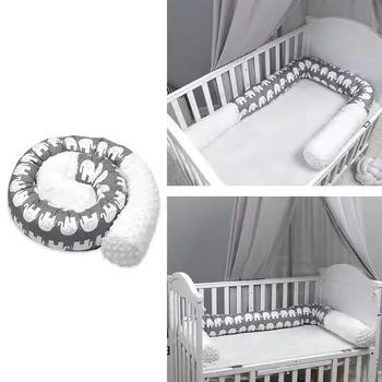 

Newborn Baby Bed Bumper Elephant Infant Bed Crib Protection Cot Bumper Safety Pad Pillow Cushion Bedding Accessories