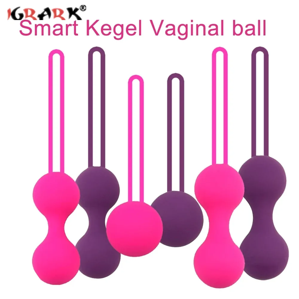 Vibrating Sex Toys Safe Silicone Smart Ball Vibrator Kegel Ball Ben Wa Vagina Tighten Exercise Machine for Women Vaginal Geisha