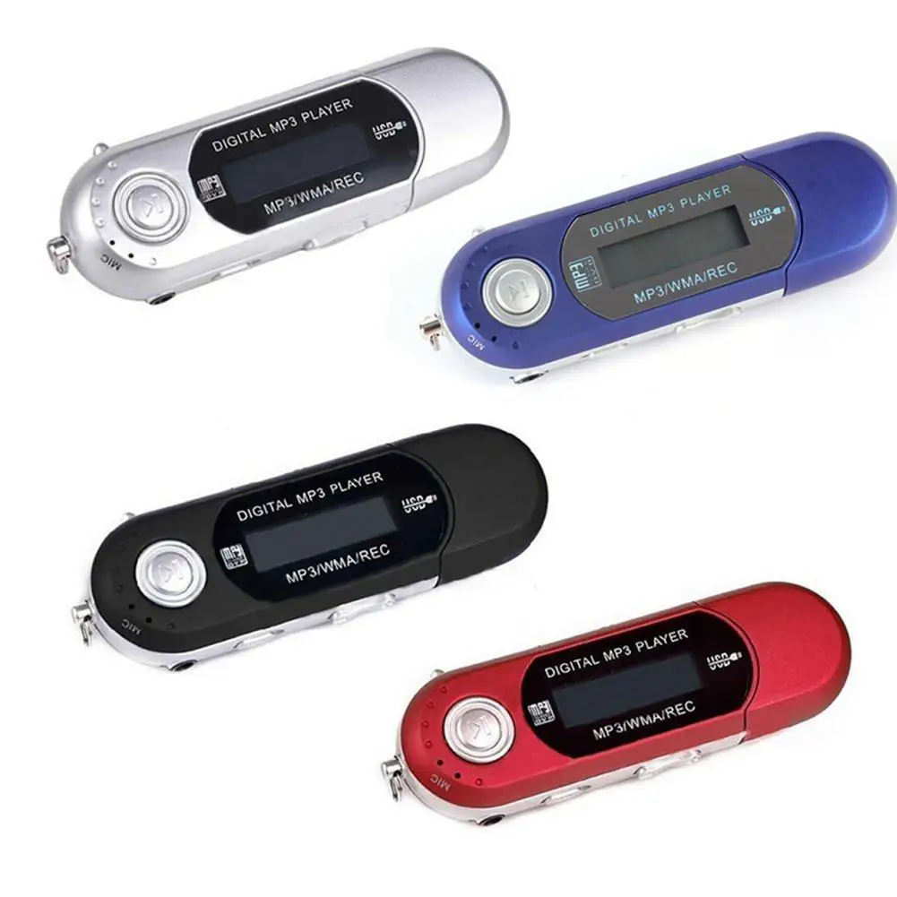 Лидер продаж USB MP3 музыкальный плеер цифровой ЖК-экран поддержка 32G TF карты радио с
