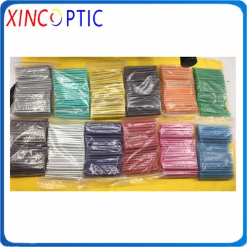 

1200pcs/Lot,1.2*60mm 12colored Multicolor Single Fiber Opitc Sleeve,12 Opaque Colorful Heat Shrinkable Tube Protection Sleeve