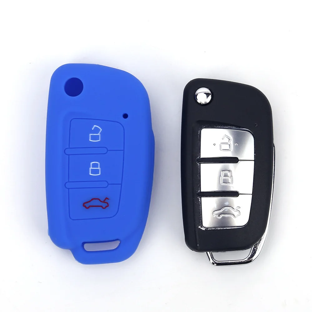 Применимый Changan Auchan CX70 Smart 3 ключ силиконовый чехол для ключа Cs85 ключ для автомобиля CS95 чехол для дистанционного управления