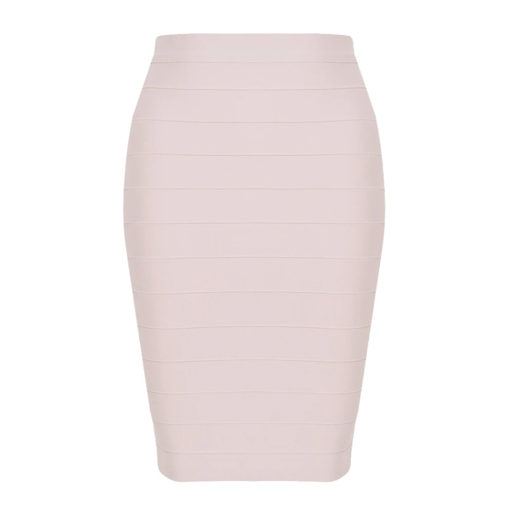 

2020 Hot Sale High Quality Sexy Club Evening Party Knee Length Stripe Bodycone Bandage Pencil Skirt