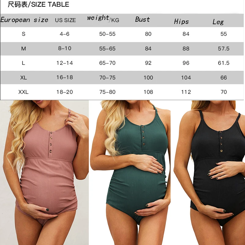 Women's One-Piece Maternity Swimwear Bikini Swimming Beachwear Swimsuit For PregnantMaternity Cover Belly Loose Belly Lift Sexy