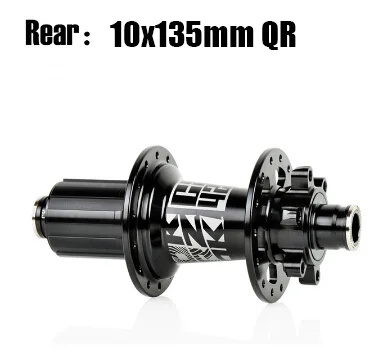 28H REAR QR Koozer CX420 6 собачки 72 кликов 28 отверстий дорожный велосипед с дисковым тормозом втулка QR на возраст 8, 9, 10, 11, S через ось 12*100 12*142 мм - Цвет: 28H REAR QR