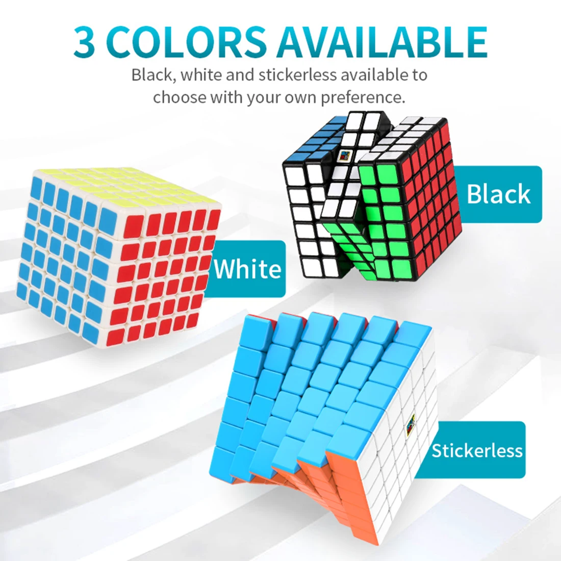 MF8863 Cubing школьный волшебный куб Meilong 6 6x6x6 Скоростной красочный|Головоломки| |