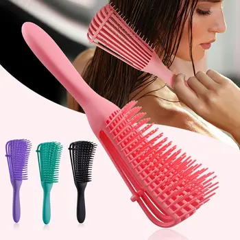 

Scalp Massage Comb Hair Brush Women Detangle Hairbrush Anti-tie Knot Professional Hair Brush Octopus Type Comb