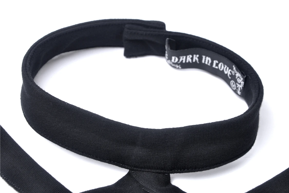 Darkinlove/женское платье в стиле панк с перекрещивающимися вырезами и открытыми плечами; черное маленькое платье трапециевидной формы с v-образным вырезом; открытое мини-летнее платье