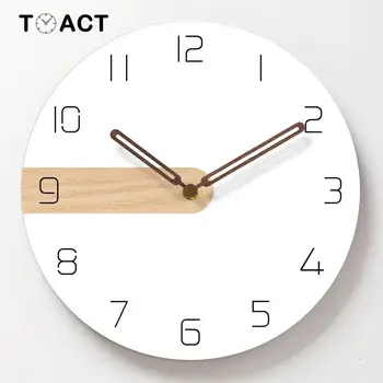 

Nordic Wall Clock Modern Design Silent Wall Clock Vintage Retro Wall Clocks Bedroom Home Decor Hanging Watch Timer horloge