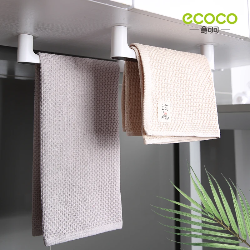 Tablet Holder Wall Mounted Organizer Towel Bar ECOCO Towel Bar Wall-mounted Bathroom Towel Organizer Storage Rack Does Not Take Up Space Towels Rack For Bathroom Accessories