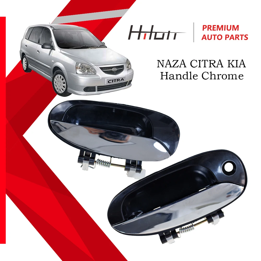 Car Door Handle Chrome Rear Front Black for Kia Carens