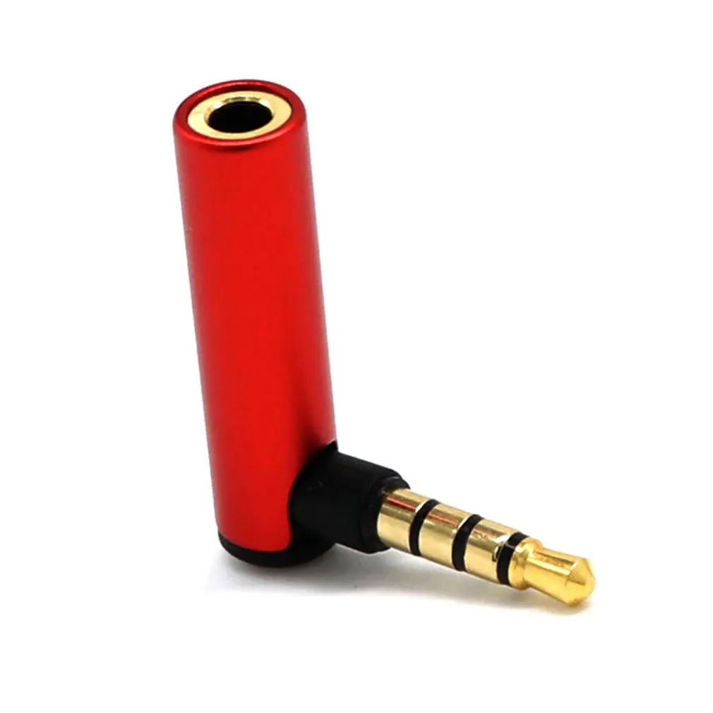 

1PC 3.5mm Jack Male to Female L Shape 90 Degree Right Angled Adapter Audio Microphone Jack Stereo Plug Connector