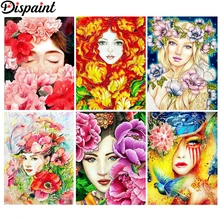 Необычная Алмазная картина "цветок девушка пейзаж" вышивка крестиком на заказ фото Алмазная вышивка квадратная круглая дрель домашний декор
