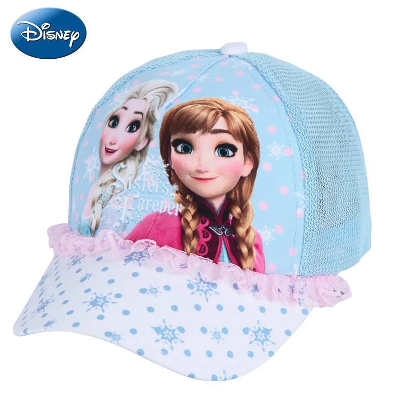 Disney Frozen 2 шляпа Принцесса Анна шапка Эльзы для маленьких детей шапки уличная одежда хлопок Регулируемая дышащая шапочка для маленьких девочек