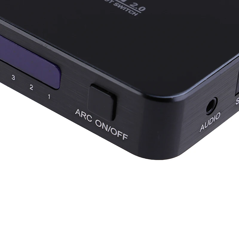 UHD HDMI переключатель 2,0 4K HDR 4x1 адаптер коммутатор с аудио экстрактором 3,5 jack