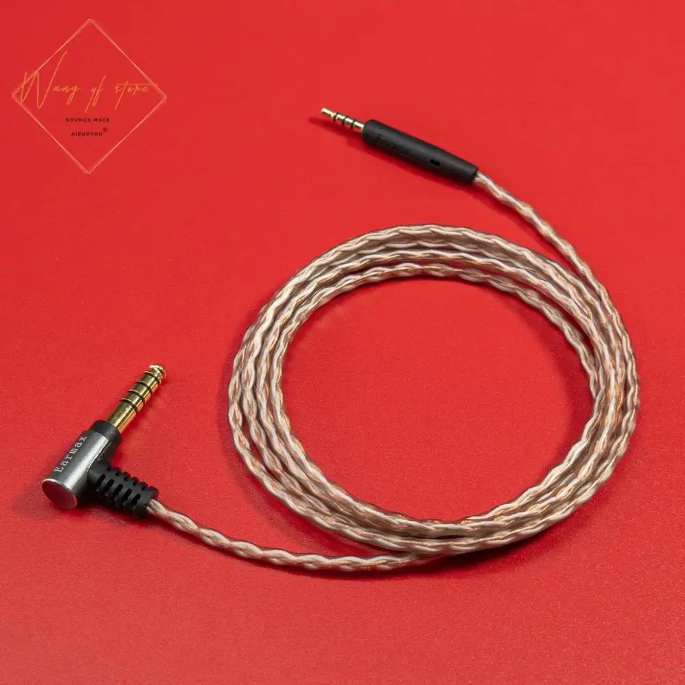 6N Hifi Balanced Headphone Cable For Bose 700 SoundTrue OE2 OE2i AE2 AE2i 6N OCC 99 99997 4 4mm 2 5mm 3 5mm Gold Plated