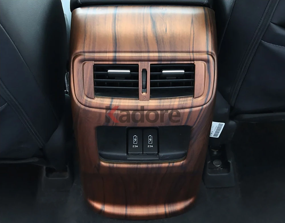 Для CRV CR-V подлокотник заднего воздуха Conditonnal вентиляционная крышка розетки Панель декоративная рамка аксессуары для интерьера