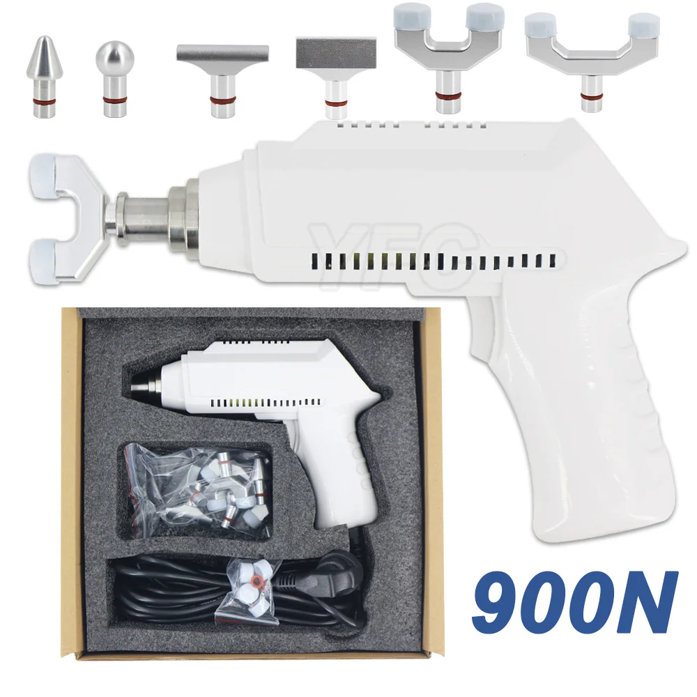 

Электрический инструмент для регулировки хиропрактики, 6 уровней силы, регулируемый массажный пистолет для коррекции тела