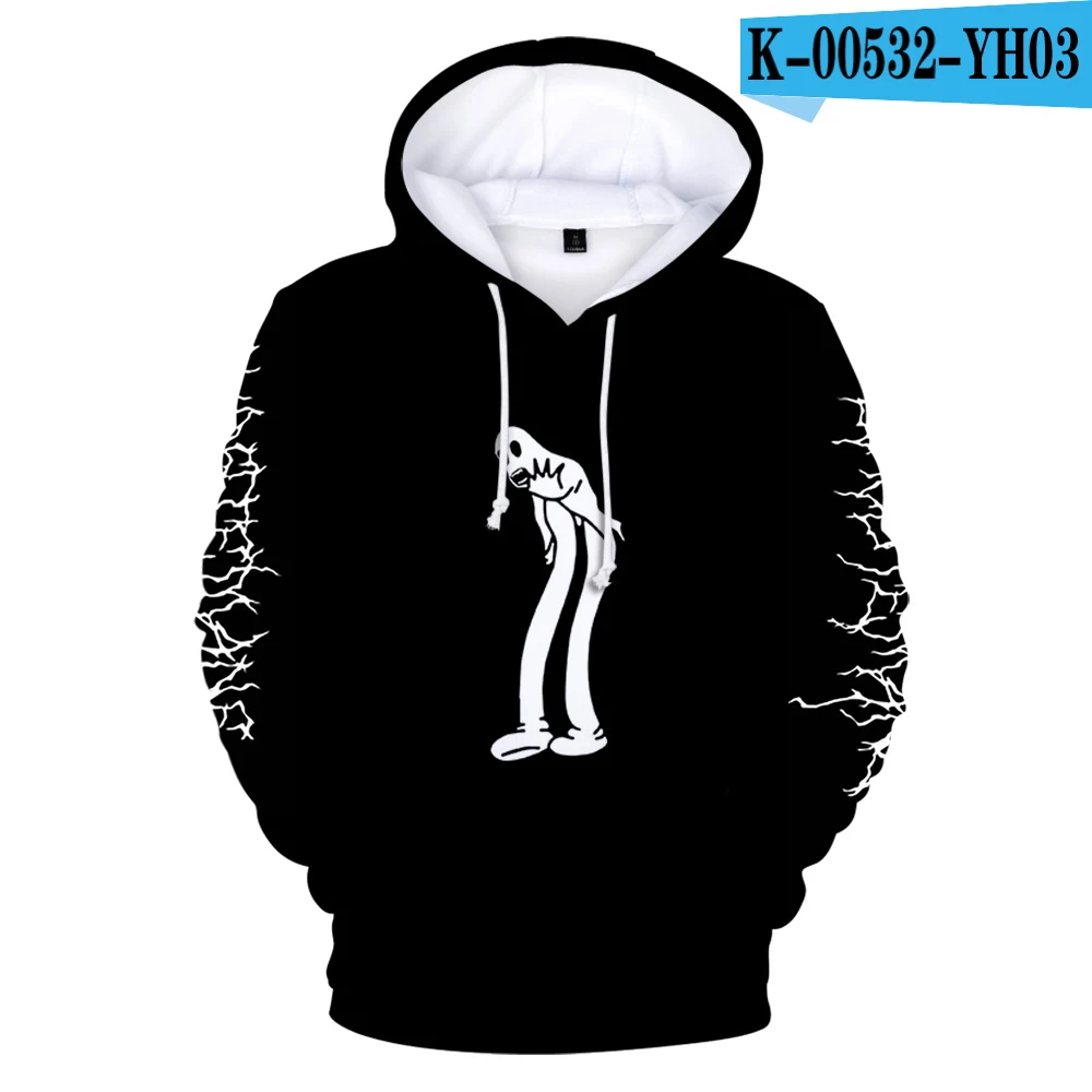 Новый Frdun Tommy Ghostemane World Tour Rock Music логотип 3D Толстовка с капюшоном для мужчин/женщин