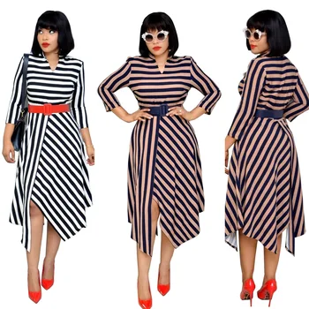 

New style African women's clothing Dashiki fashion stretch Print dress size L - XXXL YWQ394
