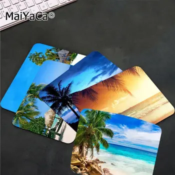 

MaiYaCa New Designs The Beach Palm Comfort Mouse Mat Gaming Mousepad Smooth Writing Pad Desktops Mate gaming mouse pad