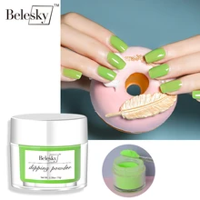 BELESKY порошок неонового пигмента погружение 10 грамм Флуоресцентный порошок легко замачивается неоновый dip порошок для ногтей