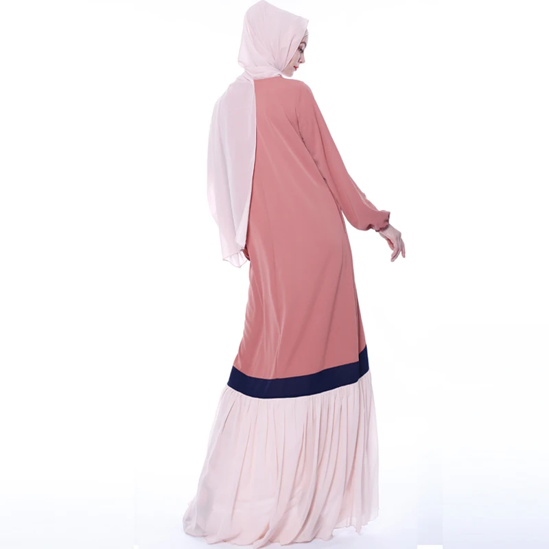 Abaya Дубай Eid арабское длинное мусульманское платье для женщин Caftan Пакистан Турция исламское платье ХИДЖАБ КАФТАН Vestidos одеяние мусульмане Longue