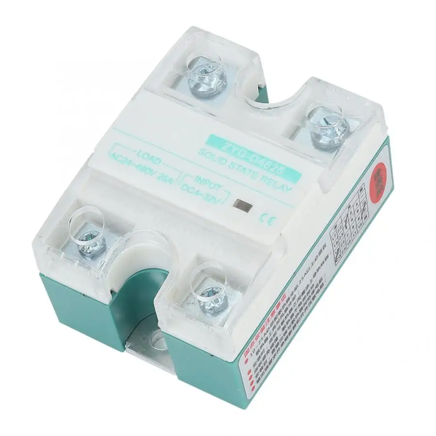 ZYG-D4825 DC-Однофазное реле твердотельное реле 4~ 32V 24~ 480V 25A для регулировки цепи
