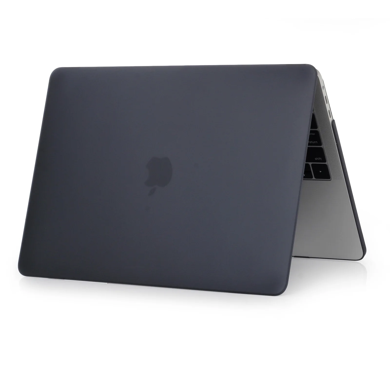 Case for Apple MacBook Air 13 13.3 A1932 11 12 New Pro 13 15 Retina 15.4 Cover Laptop Hard Case pink black white - Color: Matte black