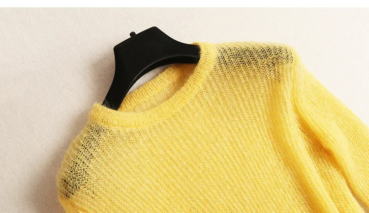Women winter sweater mohair knitted pullovers+ goemtric print penscil skirt suit office elegant two piece set yellow