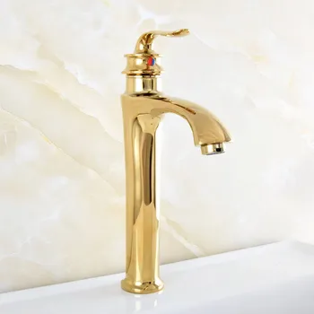

Luxury Gold Polished Color Brass Single Handle Lever Wet Bar Bathroom Vessel Sink Faucet Mixer Tap One Hole asf822