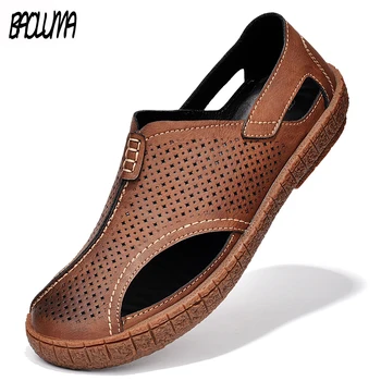 

Fashion Hot Sell Classic Men Sandals Outdoor Casual Flats Sandals Outdoor Summer Mens Beach Sandals Roman Style Men's Sandals