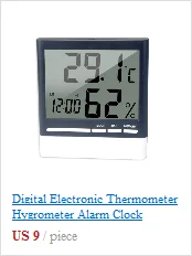 Метеостанция meteo Профессиональный термометр Влажность с беспроводными датчиками Крытый открытый станции ЖК-дисплей экран часы