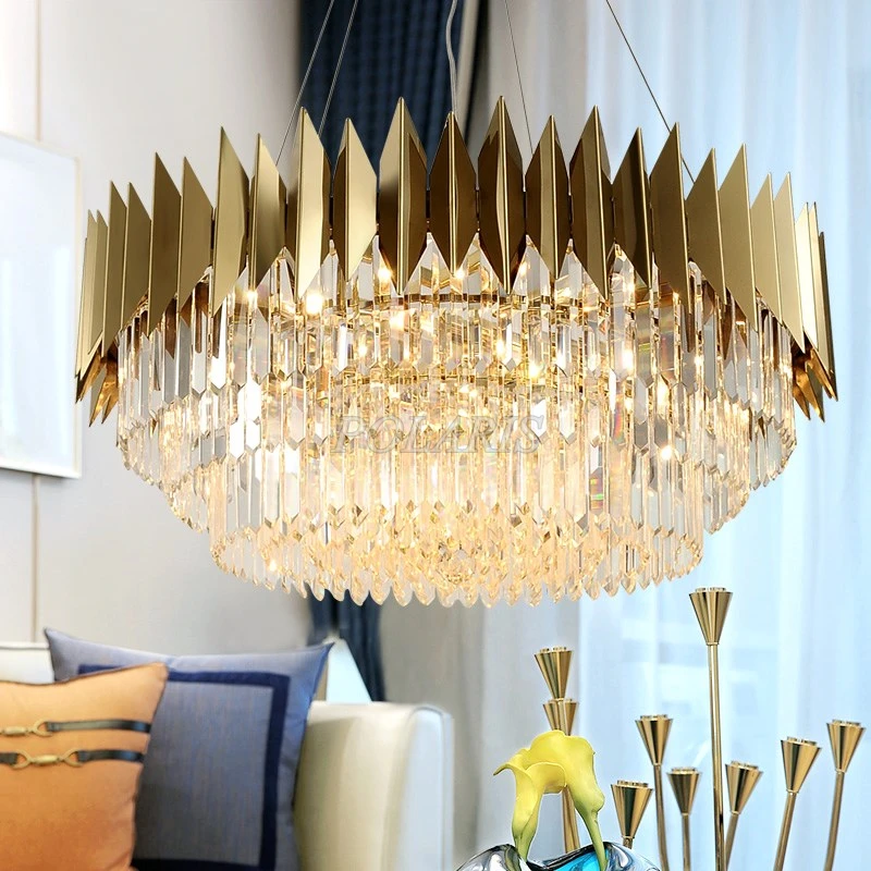 Роскошная хрустальная люстра светодиодный хрустальный светильник ing Lustre de Cristal