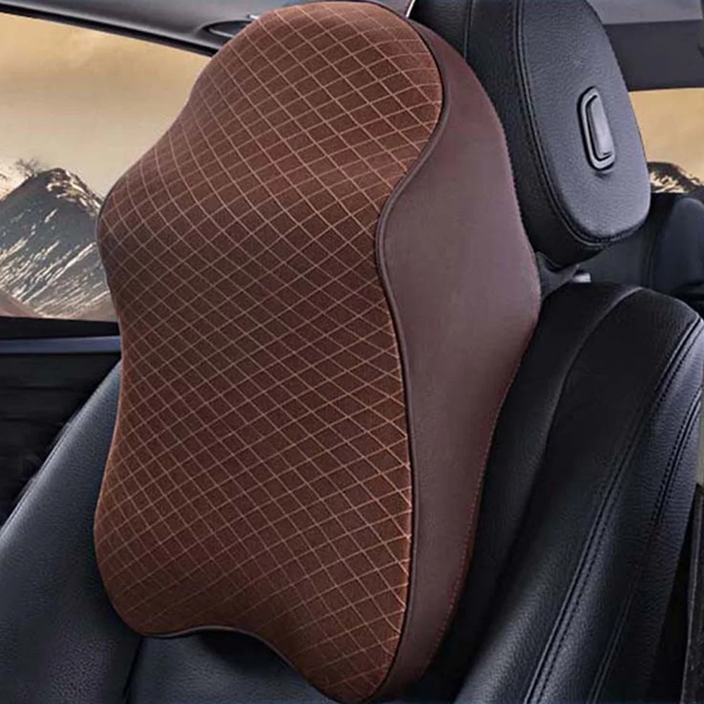 3D автомобильный подголовник из пены с эффектом памяти, регулируемый автомобильный подголовник, подушка для путешествий, подушка для шеи, держатель, подушка для сиденья
