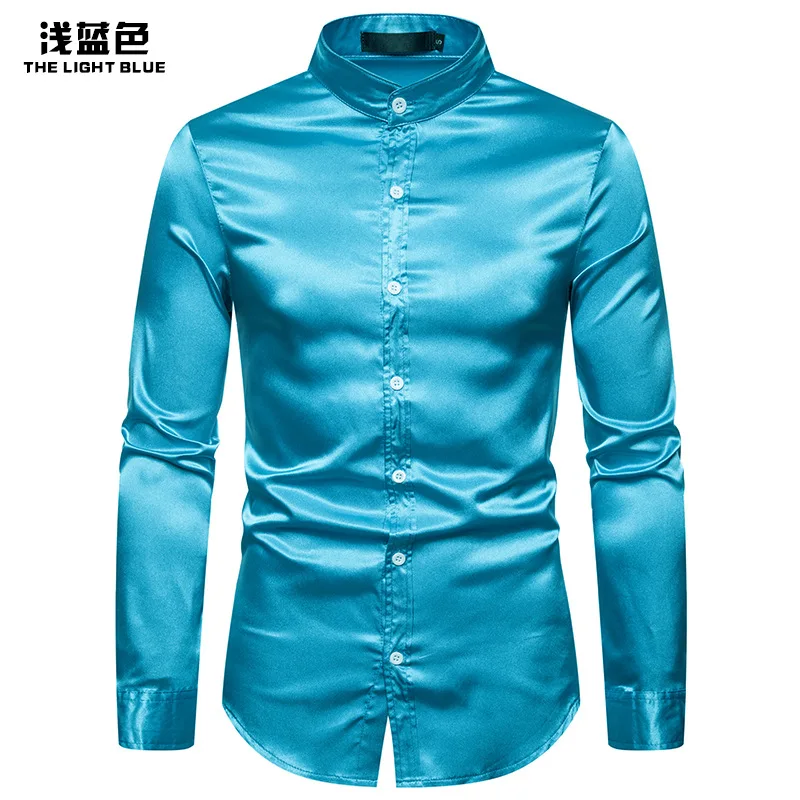 Top men shirt men men s shirts fashion casual shirts printed shirts men s lapel shirts 3