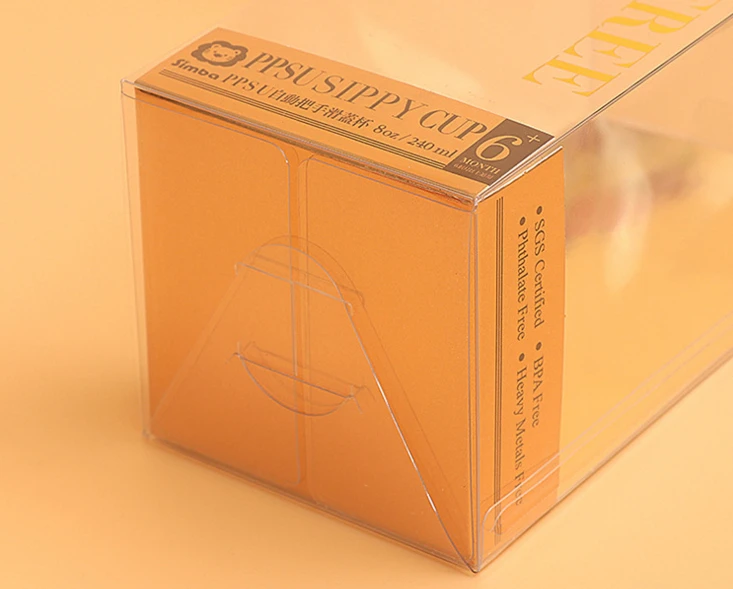

CMYK printing PVC perfume plastic packaging box,UV Protected Clear Plastic Packaging Box Printed ---PX20121
