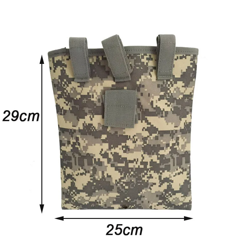 Tactical Molle Hunting Outdoor Shooting Magazine Ammunition Drop Bag Outdoor Color Bullet Practical Recycling Bag Packaging magazine pouch,molle pouch,ammo pouch,ammunition bag,dump pouch